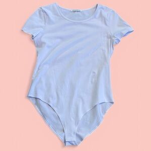 Basic White Tee Bodysuit (brand new, never worn before)